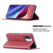 Custodia in pelle magnetica a rotazione orizzontale con struttura a rombo con supporto e slot per schede, For Xiaomi Mi 11i / Poco F3 / Redmi K40