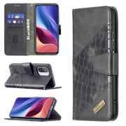 Custodia in pelle sintetica a vibrazione orizzontale con trama in coccodrillo abbinata con portafoglio, supporto e slot per carte, For Xiaomi Mi 11i / Poco F3 / Redmi K40