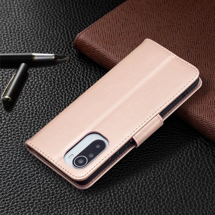 Custodia in pelle a ribalta orizzontale con motivo a goffratura a due farfalle con supporto e slot per schede, portafoglio e cordino, For Xiaomi Mi 11i / Poco F3 / Redmi K40
