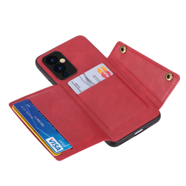 Custodia protettiva magnetica antiurto in PU + TPU con doppia fibbia con slot per schede e supporto, For OnePlus 9, For OnePlus 9 Pro, For Xiaomi Redmi K40, For Xiaomi Redmi Note 9 4G, For Xiaomi Redmi Note 10