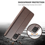 Custodia portafoglio in pelle per Samsung Galaxy F62