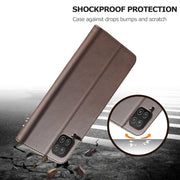 Per Samsung Galaxy F62 / M62 LC.IMEEKE Custodia in pelle a vibrazione orizzontale con struttura in vitello con supporto e slot per schede e portafoglio, For Samsung Galaxy F62 / M62