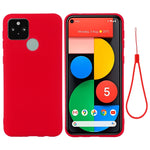 Custodia in silicone liquido per smartphone compatibili