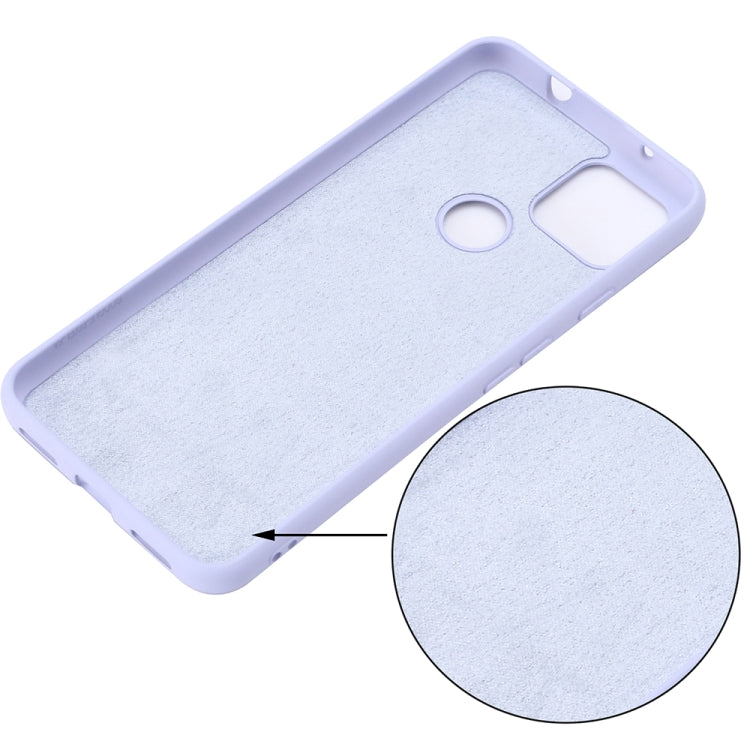 Custodia in silicone liquido per smartphone compatibili
