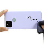 Custodia in silicone liquido per smartphone compatibili