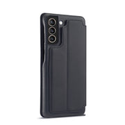 Per Samsung Galaxy S21 FE LC.IMEEKE Custodia in pelle a vibrazione orizzontale Hon Ancient Series con supporto e slot per schede, For Samsung Galaxy S21 FE
