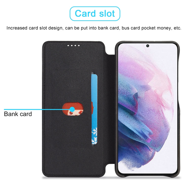 Custodia portafoglio in pelle per Samsung Galaxy S21 FE