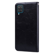 Custodia in pelle a vibrazione orizzontale con struttura in cera d'olio stile business con supporto, slot per schede e portafoglio, For Samsung Galaxy A12, For Samsung Galaxy A32 4G, For Samsung Galaxy A32 5G, For Samsung Galaxy A42 5G                 ...