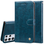 Custodia portafoglio in pelle per Samsung Galaxy S21 Ultra 5G