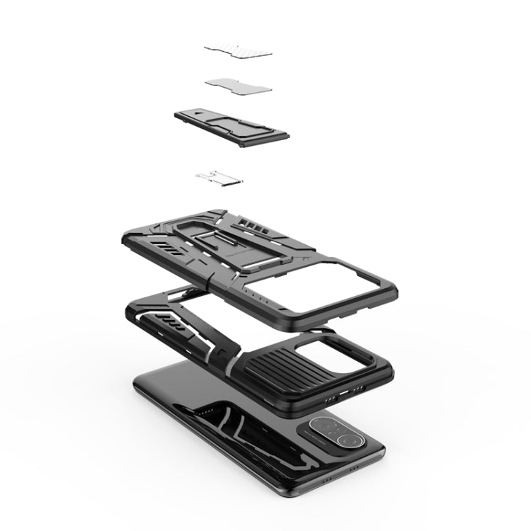 War Chariot Series Armor Custodia protettiva antiurto per PC + TPU all-inclusive con supporto invisibile, For Xiaomi Redmi K40, For Xiaomi Mi 10T 5G / 10T Pro 5G, For Xiaomi Mi Poco X3, For Samsung Galaxy S21 5G