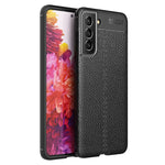 Custodia TPU antiurto con texture Litchi per Samsung Galaxy S21 F