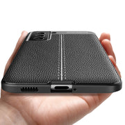 Custodia antiurto in TPU con texture Litchi, For Samsung Galaxy S21 FE
