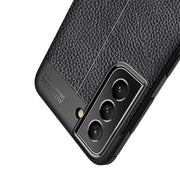 Custodia antiurto in TPU con texture Litchi, For Samsung Galaxy S21 FE