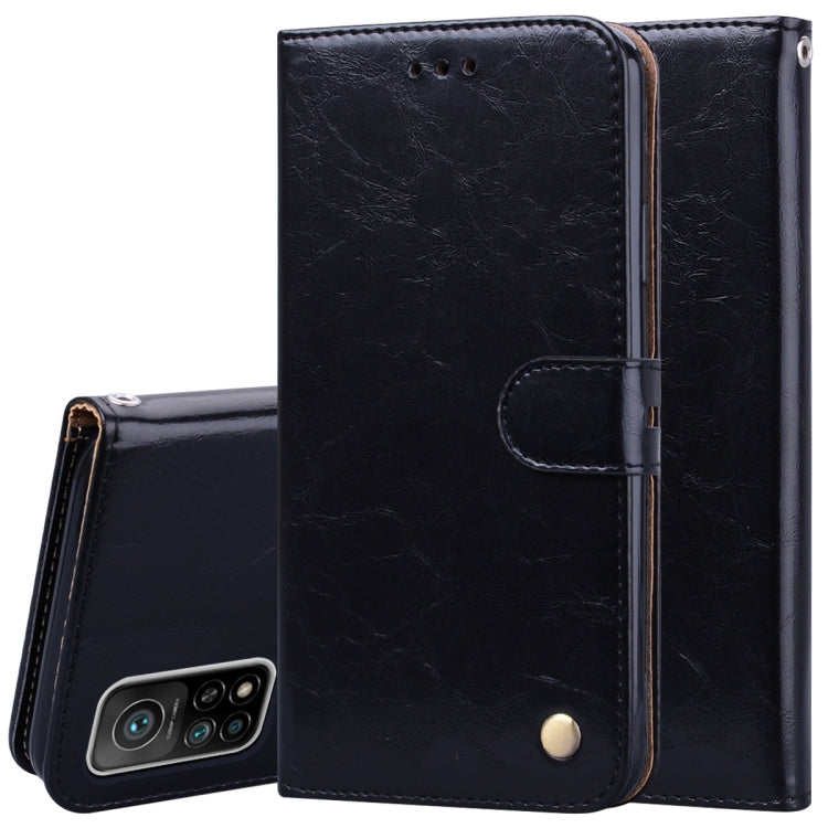 Custodia in pelle a vibrazione orizzontale con struttura in cera d'olio stile business con supporto, slot per schede e portafoglio, For Xiaomi Redmi 9T, For Xiaomi Redmi Note 9T, For Xiaomi Redmi Note 10, For Xiaomi Redmi K40 / K40 Pro                 ...