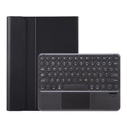YA098B-A Custodia in pelle per tastiera Bluetooth con copritastiera tondo in pelle di agnello staccabile con touch control e slot per penna e supporto, For iPad Air 5 / 4 10.9 inch 2020 / Pro 11 inch 2020 / 2018                                         ...