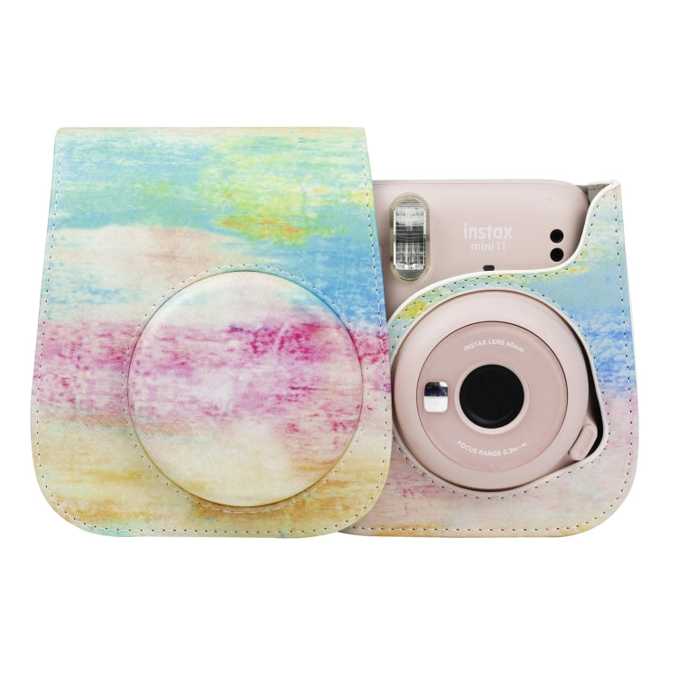 Borsa per fotocamera Painted Series con tracolla per Fujifilm Instax mini 11, For Fujifilm Instax mini 11(Fantasy Cloud), For Fujifilm Instax mini 11(Blue Pastel), For Fujifilm Instax mini 11(Oil Paint)                                                  ...