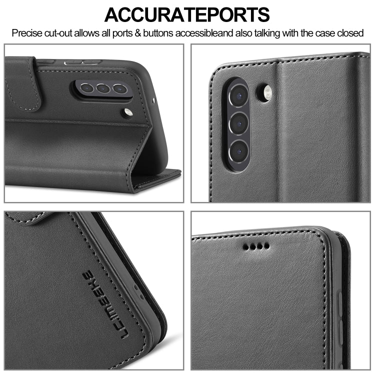 Custodia portafoglio in pelle con stand per Samsung Galaxy S21 FE