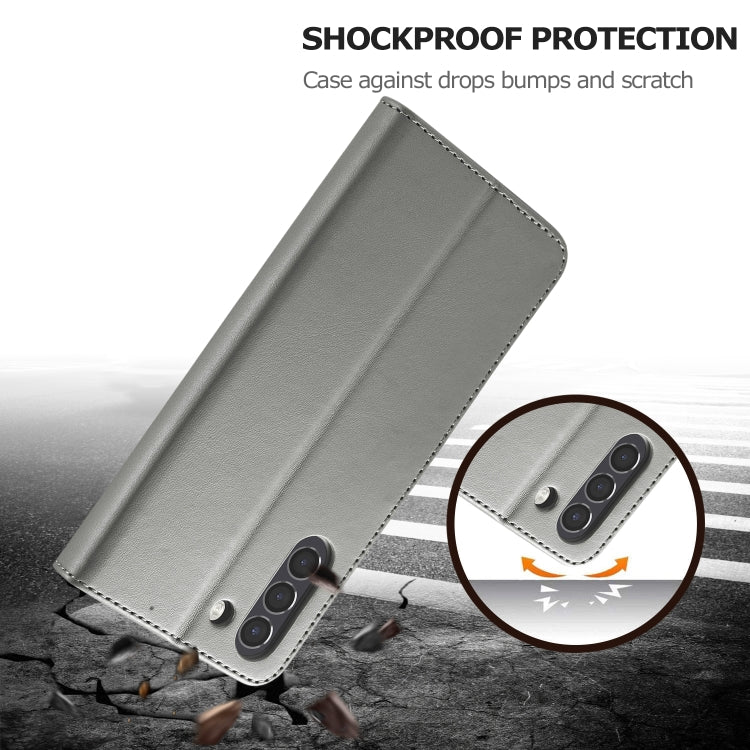 Custodia portafoglio in pelle con stand per Samsung Galaxy S21 FE
