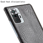 Custodia PC PU effetto coccodrillo per Xiaomi Mi 11 Lite