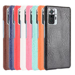 Custodia PC PU effetto coccodrillo per Xiaomi Mi 11 Lite