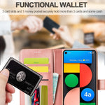 LC.IMEEKE Custodia in pelle a vibrazione orizzontale con struttura in vitello, con supporto, slot per schede e portafoglio, For OPPO Realme C21 / C20, For OPPO A55 5G / A54 4G, For OPPO A72 / A73 / A53 5G