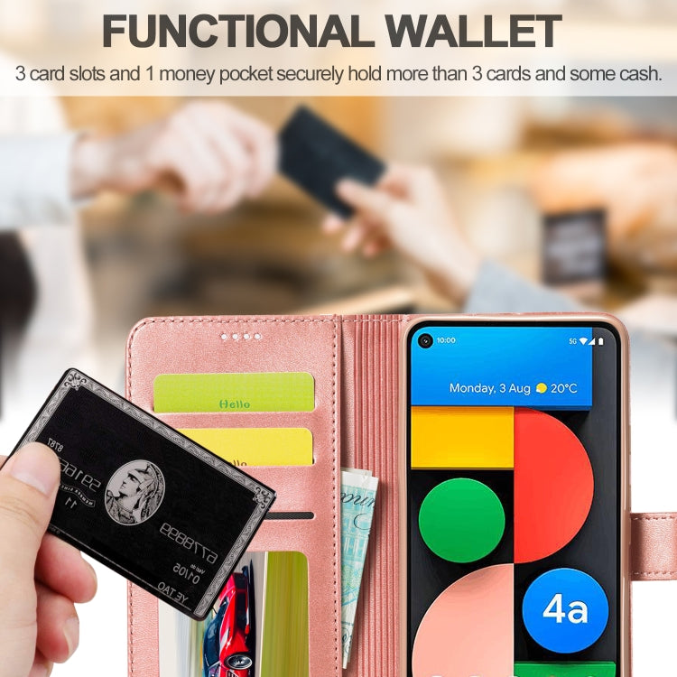LC.IMEEKE Custodia in pelle a vibrazione orizzontale con struttura in vitello, con supporto, slot per schede e portafoglio, For OPPO Realme C21 / C20, For OPPO A55 5G / A54 4G, For OPPO A72 / A73 / A53 5G