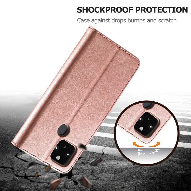 LC.IMEEKE Custodia in pelle a vibrazione orizzontale con struttura in vitello, con supporto, slot per schede e portafoglio, For OPPO Realme C21 / C20, For OPPO A55 5G / A54 4G, For OPPO A72 / A73 / A53 5G