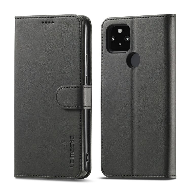 LC.IMEEKE Custodia in pelle a vibrazione orizzontale con struttura in vitello, con supporto, slot per schede e portafoglio, For OPPO Realme C21 / C20, For OPPO A55 5G / A54 4G, For OPPO A72 / A73 / A53 5G