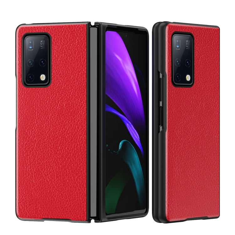 Struttura in pelle + Custodia pieghevole a copertura totale per PC, For Huawei Mate X2