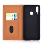 Custodia portafoglio in pelle per Samsung Galaxy A50
