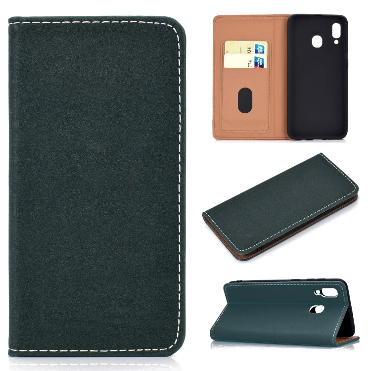 Custodia portafoglio in pelle per Samsung Galaxy A50