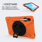 Custodia silicone con supporto e tracolla per Galaxy Tab S6