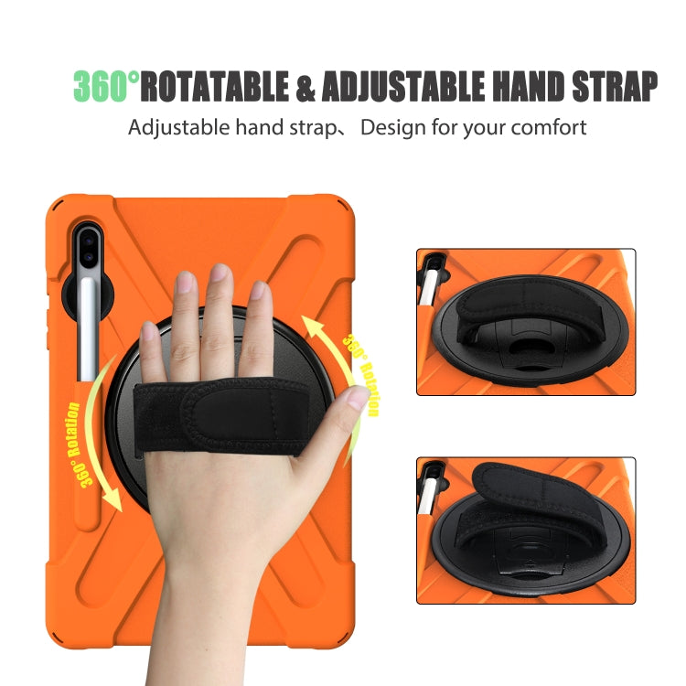Custodia silicone con supporto e tracolla per Galaxy Tab S6