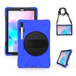 Custodia silicone con supporto e tracolla per Galaxy Tab S6