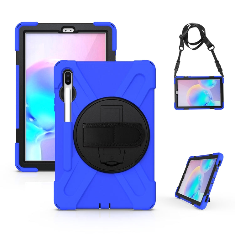 Custodia silicone con supporto e tracolla per Galaxy Tab S6
