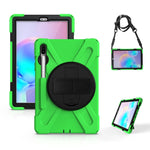 Custodia silicone con supporto e tracolla per Galaxy Tab S6