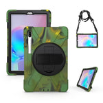 Custodia silicone con supporto e tracolla per Galaxy Tab S6