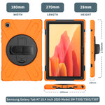 Custodia protettiva in silicone con cinturino per Galaxy Tab A 8