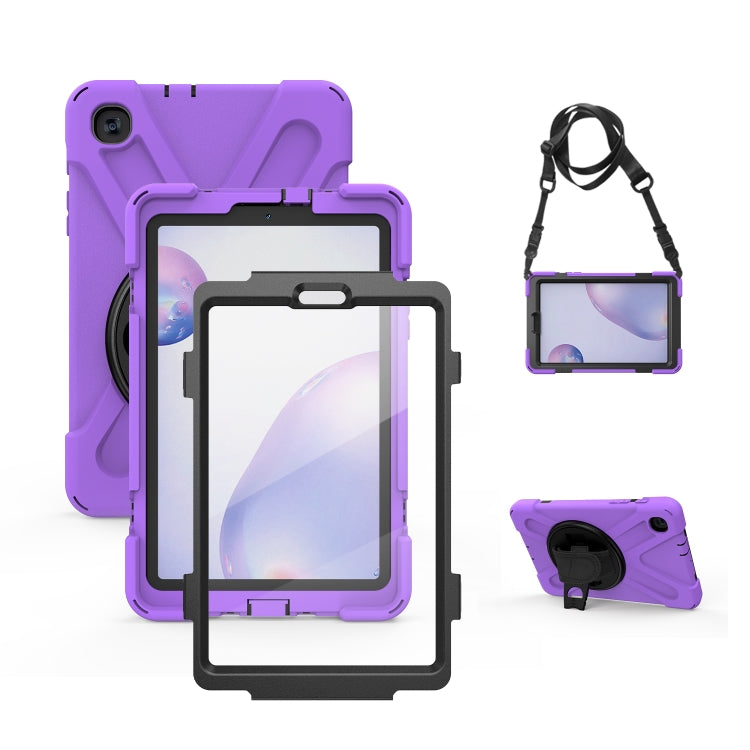 Custodia protettiva in silicone con cinturino per Galaxy Tab A 8