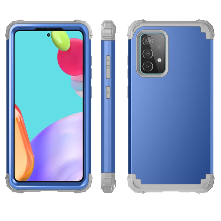 PC + Custodia protettiva antiurto in tre pezzi in silicone, For Samsung Galaxy A52 4G / 5G, For Samsung Galaxy A72 4G / 5G