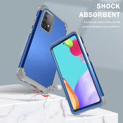 PC + Custodia protettiva antiurto in tre pezzi in silicone, For Samsung Galaxy A52 4G / 5G, For Samsung Galaxy A72 4G / 5G