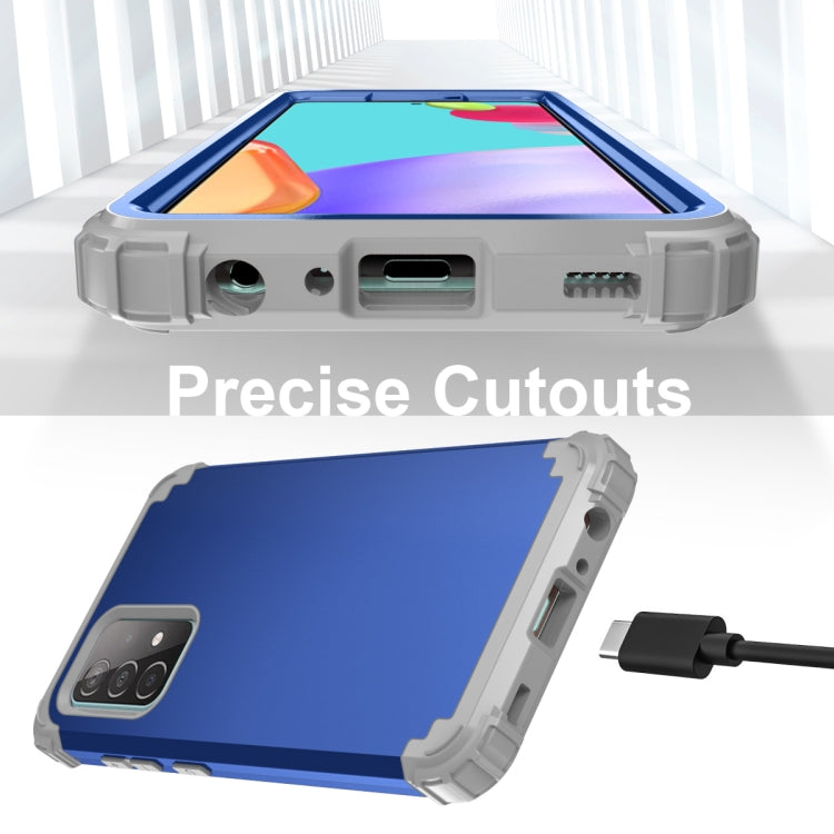 PC + Custodia protettiva antiurto in tre pezzi in silicone, For Samsung Galaxy A52 4G / 5G, For Samsung Galaxy A72 4G / 5G