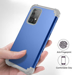 PC + Custodia protettiva antiurto in tre pezzi in silicone, For Samsung Galaxy A52 4G / 5G, For Samsung Galaxy A72 4G / 5G