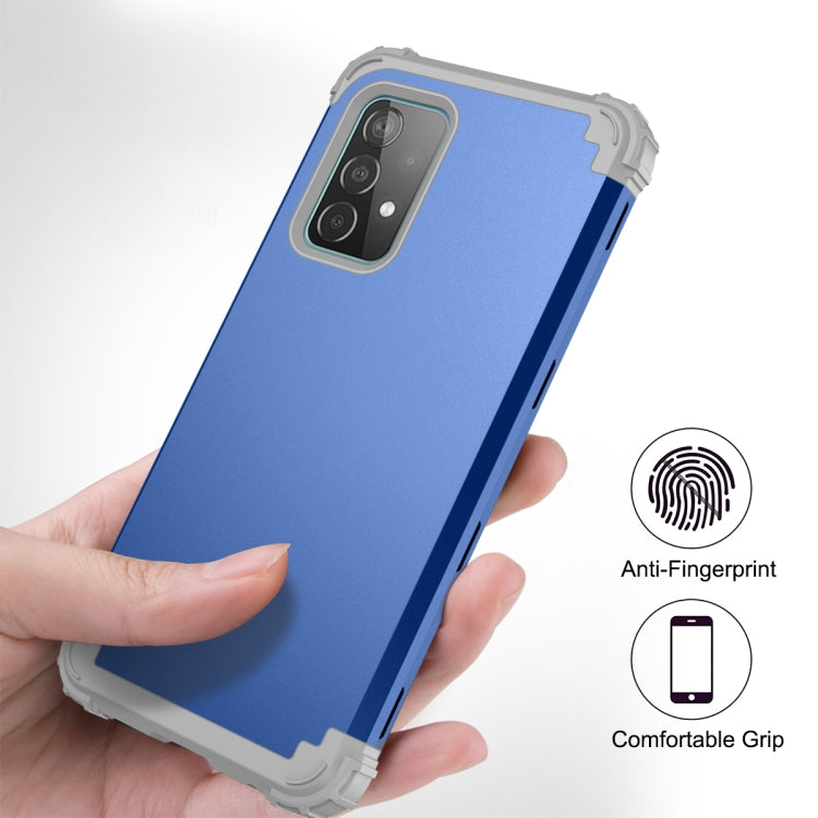 PC + Custodia protettiva antiurto in tre pezzi in silicone, For Samsung Galaxy A52 4G / 5G, For Samsung Galaxy A72 4G / 5G