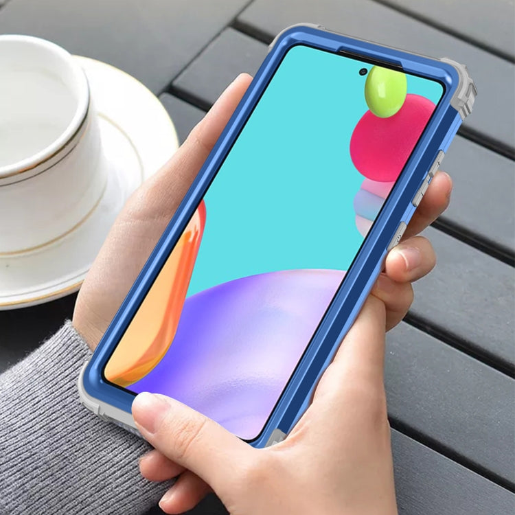 PC + Custodia protettiva antiurto in tre pezzi in silicone, For Samsung Galaxy A52 4G / 5G, For Samsung Galaxy A72 4G / 5G