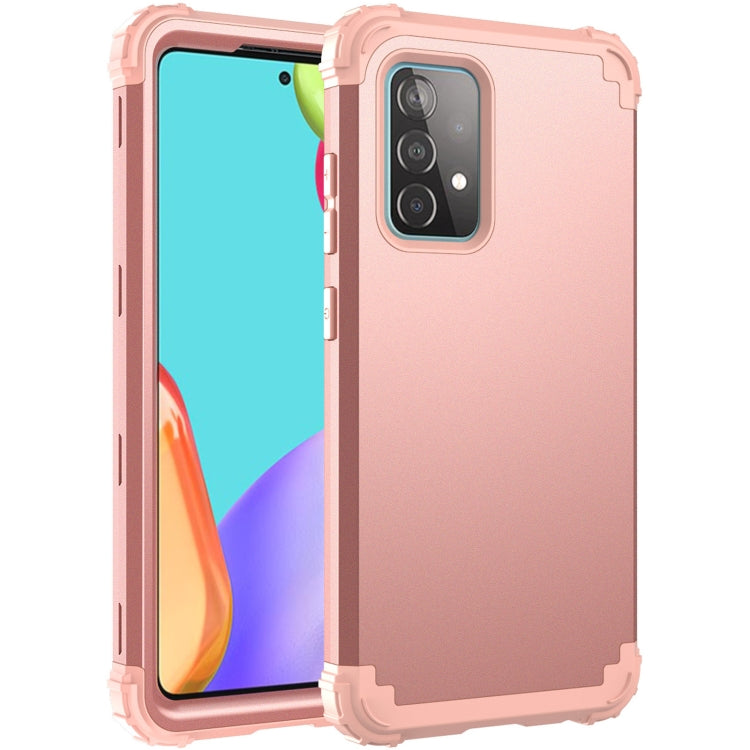 PC + Custodia protettiva antiurto in tre pezzi in silicone, For Samsung Galaxy A52 4G / 5G, For Samsung Galaxy A72 4G / 5G