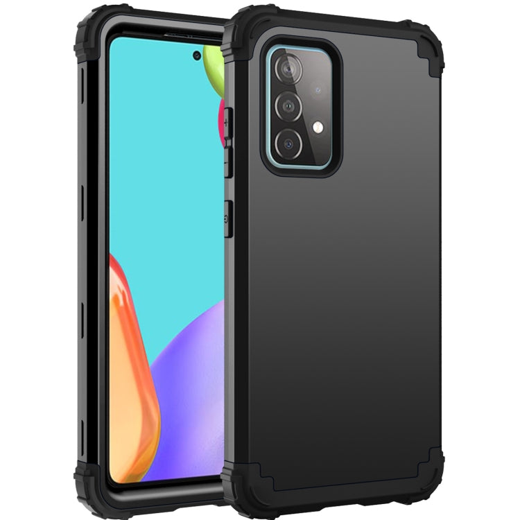 PC + Custodia protettiva antiurto in tre pezzi in silicone, For Samsung Galaxy A52 4G / 5G, For Samsung Galaxy A72 4G / 5G