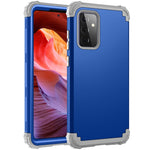 PC + Custodia protettiva antiurto in tre pezzi in silicone, For Samsung Galaxy A52 4G / 5G, For Samsung Galaxy A72 4G / 5G