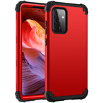 PC + Custodia protettiva antiurto in tre pezzi in silicone, For Samsung Galaxy A52 4G / 5G, For Samsung Galaxy A72 4G / 5G