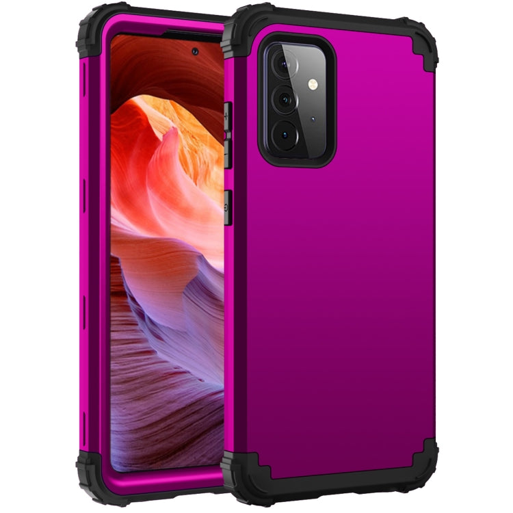 PC + Custodia protettiva antiurto in tre pezzi in silicone, For Samsung Galaxy A52 4G / 5G, For Samsung Galaxy A72 4G / 5G
